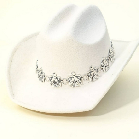 White Cowboy/Cowgirl Hat - Picture 1 of 1